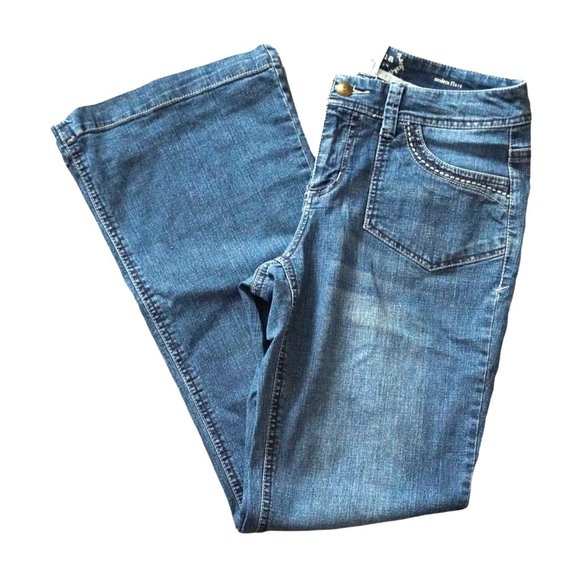 Sonoma Jeans Womens Size 6 Modern Flare Life + Style Stretch Blue Denim - Picture 4 of 10